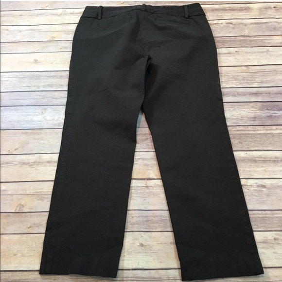 Size 10P Talbots Newport Tapered Leg Cropped Pants - Picture 7 of 8